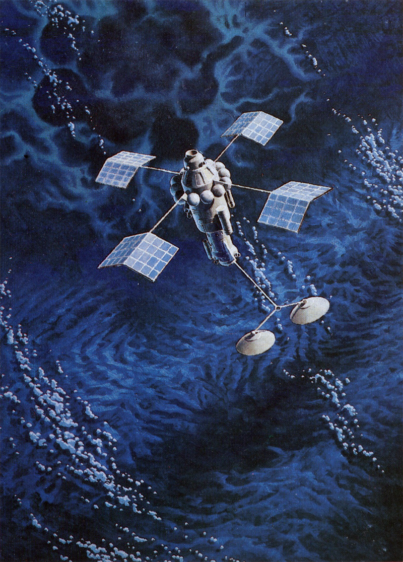 Illustration for article titled The First Spacewalker Created The Best SovietĀ CosmicĀ Landscapes
